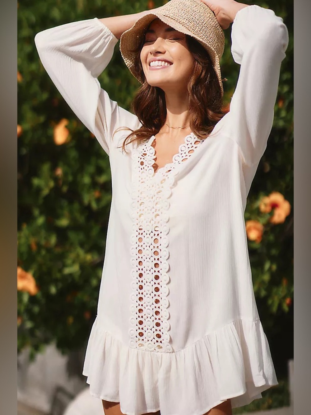 Eberjey Summer of Love Elba Cover-Up Dress Size M